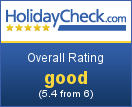 Castle View Apartments - Overall Rating good (5.4 from 6) - by Holidaycheck
